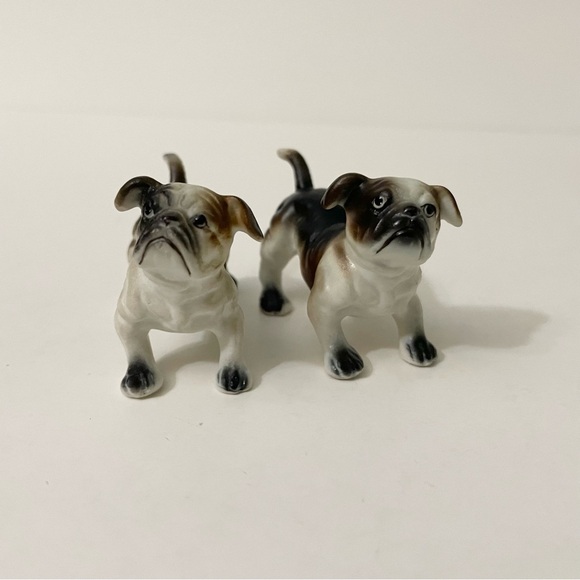 Vintage Lot of 2 Bulldog Porcelain Figurines - Picture 13 of 13